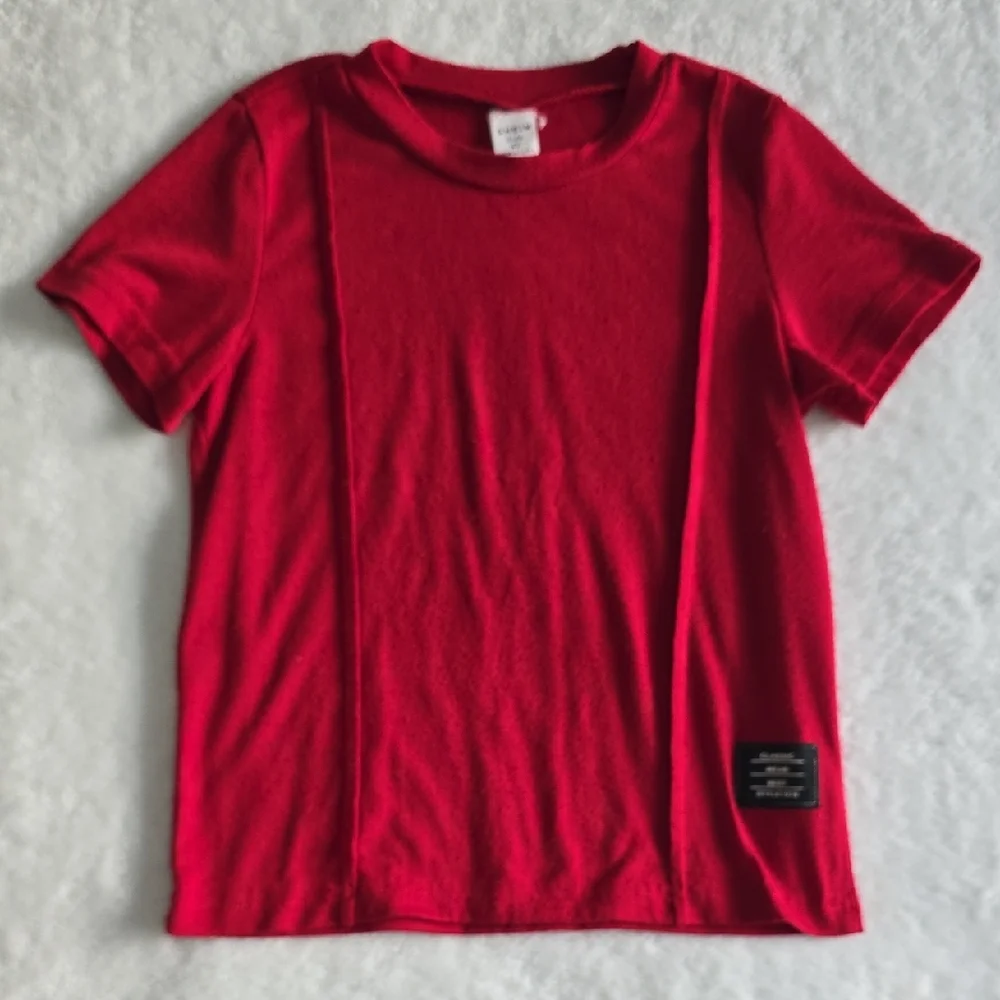 Red T-Shirt and Shorts Set